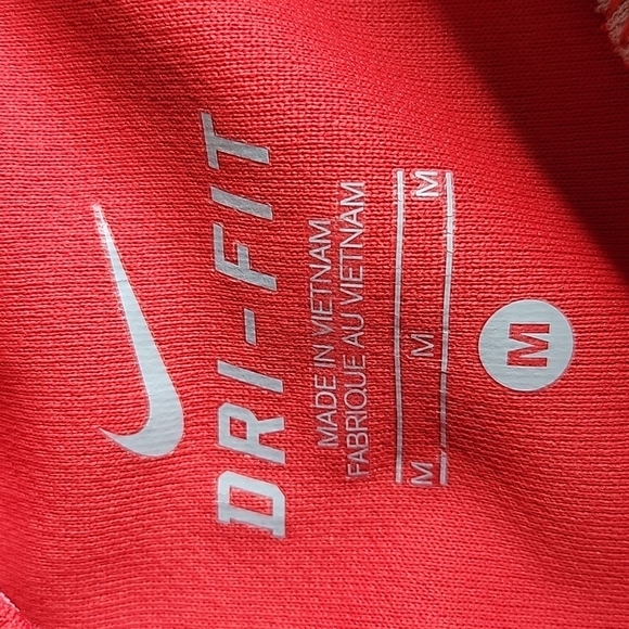 NIKE Dri Fit Red‎ Athletic Shirt Medium - Picture 6 of 6